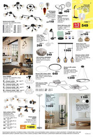 Sconto leták Strana 24: MOONIKA LED stropnice €549,00, LED stolní lampa TARA €269,00