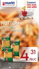 Catalog Remarkt săptămâna 42 Pagină 3: Hutton paste scurte €4,31