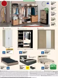 Catalogue Conforama page 10: Watson Lit adulte €99,00, Aston Lit coffre €299,00