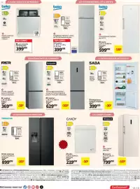 Catalogue Conforama page 13: Beko Lave vaisselle €399,00, Hotpoint Armoire €799,00
