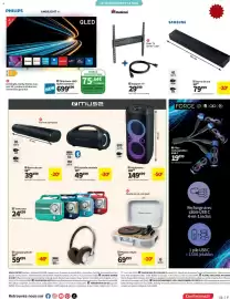 Catalogue Conforama page 19: QLED Téléviseur UHD €699,00, Vintage Collection Platine vinyle €69,99