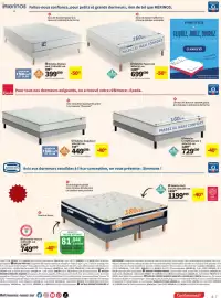 Catalogue Conforama page 7: Matelas Papa Cool €699,00, Matelas Maman cool €399,99