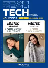 Volantino Euronics Pagina 1: N3224 пл E TECH *euronics II IMETEC SCALDASONNO® Ⓡ IL PIACERE DI ENTRARE IN UN LETTO CALDO DAL
