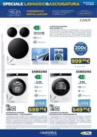 Volantino Euronics Pagina 14: Samsung Lavatrice AI-Control Ecodosatore €599,99, Lavatrice AI-Control Ecodosatore® €549,99