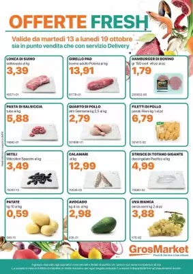 Volantino GrosMarket (valido fino al 19-10)