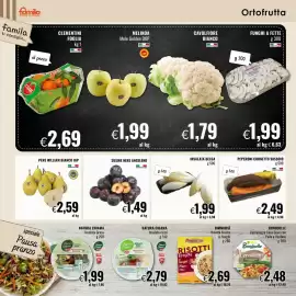 Volantino Famila Pagina 2: Dimmidìsì Risotti Freschi ai funghi €2,69, Insalata belga €1,99