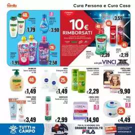Volantino Famila Pagina 20: NIVEA Detergente Intimo €1,49, Garnier Fructis Shampoo/balsamo assortito €2,29