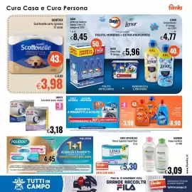Volantino Famila Pagina 21: Lines Specialist Unisex Sagomati Super/Maxi €5,30, Lines'è assorbenti pacco singolo €3,18
