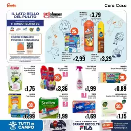 Volantino Famila Pagina 22: Scottex Tuttofare carta da cucina €1,99, Chanteclair sgrassatore candeggina €1,99