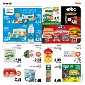 Volantino Famila Pagina 9: Meraki Yogurt Bianco alla Greca €2,49, Gran Biraghi formaggio stagionato grattugiato fresco €1,39