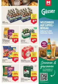 MPreis Flugblatt woche 42 Seite 9: Zipfer Märzen €8,10, Edelweiss Bier €4,99