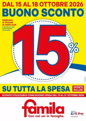 Volantino Famila (valido fino al 18-10)