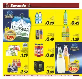 Volantino Iper Super Conveniente Pagina 18: San Benedetto Allegra zero bibite €0,50, Yoga Bevanda zero €0,65