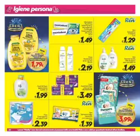 Volantino Iper Super Conveniente Pagina 22: Lines Assorbenti Seta ultra €3,49, Ren Salviettine baby camomilla €1,39