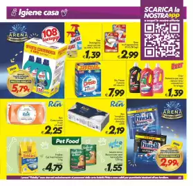 Volantino Iper Super Conveniente Pagina 23: Ren Tovagliolo €2,19, Over Detersivo per capi delicati lana/colorati/neri €1,39