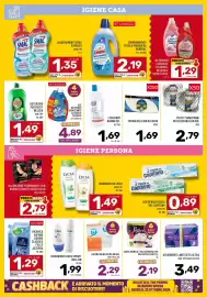 Volantino Il Centesimo Pagina 12: Sapone igiene intima infasil €2,29, Lysoform bagno gel €1,69
