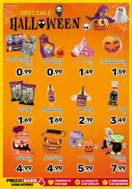 Volantino Il Centesimo Pagina 16: Zucca di plastica con caramelle Candy Mania €4,99