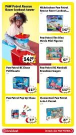 Kruidvat folder | Speelgoed Pagina 12: Paw Patrol The Dino Movie Mini Figuren, Paw Patrol RC Marshall Brandweerwagen