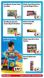 Kruidvat folder | Speelgoed Pagina 13: Dickie Toys Micro Farm Station, Hot Wheels Tunnel Twist Car Wash