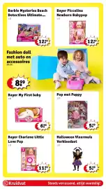 Kruidvat folder | Speelgoed Pagina 15: Pop met Puppy, Bayer Piccolina Newborn Babypop