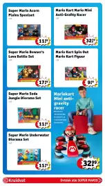 Kruidvat folder | Speelgoed Pagina 18: Super Mario Acorn Plains Speelset €11,99, Super Mario Underwater Diorama Set €11,99