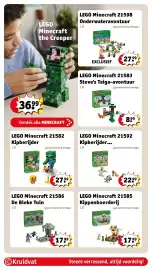 Kruidvat folder | Speelgoed Pagina 19: LEGO Minecraft 21276 De Creeper, Ravensburger Minecraft Heroes Of The Village Junior