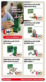 Kruidvat folder | Speelgoed Pagina 19: LEGO Minecraft 21276 De Creeper, Ravensburger Minecraft Heroes Of The Village Junior