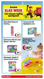 Kruidvat folder | Speelgoed Pagina 23: Spinmaster Kinetic Sand Stamp 'n Roll Set, Clementoni DIY Highlighters Set