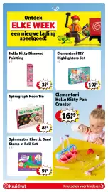 Kruidvat folder | Speelgoed Pagina 23: Spinmaster Kinetic Sand Stamp 'n Roll Set, Clementoni DIY Highlighters Set