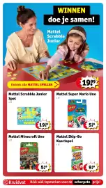 Kruidvat folder | Speelgoed Pagina 38: Mattel Super Mario Uno €5,99, Mattel Skip-Bo Kaartspel €9,99