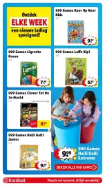 Kruidvat folder | Speelgoed Pagina 39: 999 Games Regenwormen Junior, 999 Games Halli Galli Junior