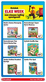 Kruidvat folder | Speelgoed Pagina 42: Goliath Snuffie Hup, Ravensburger Paw Patrol Bunny Hop