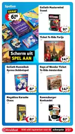Kruidvat folder | Speelgoed Pagina 44: Megableu Karaoke Chaos €8,99, Ticket To Ride Parijs €14,99