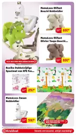 Kruidvat folder | Speelgoed Pagina 49: MamaLoes Zwaan Hobbeldier, MamaLoes Olifant Bouclé Hobbeldier