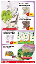 Kruidvat folder | Speelgoed Pagina 49: MamaLoes Zwaan Hobbeldier, MamaLoes Olifant Bouclé Hobbeldier