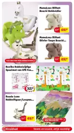 Kruidvat folder | Speelgoed Pagina 49: MamaLoes Zwaan Hobbeldier, MamaLoes Olifant Bouclé Hobbeldier