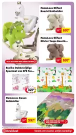 Kruidvat folder | Speelgoed Pagina 49: MamaLoes Zwaan Hobbeldier, MamaLoes Olifant Bouclé Hobbeldier