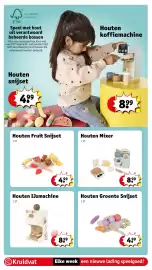 Kruidvat folder | Speelgoed Pagina 8: Houten Mixer, Houten Camera