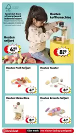 Kruidvat folder | Speelgoed Pagina 8: Houten Mixer, Houten Camera
