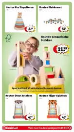 Kruidvat folder | Speelgoed Pagina 9: Houten Schaap Stapeltoren, Houten Otter Xylofoon