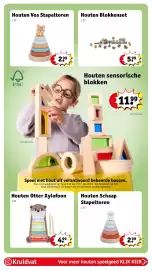 Kruidvat folder | Speelgoed Pagina 9: Houten Schaap Stapeltoren, Houten Otter Xylofoon