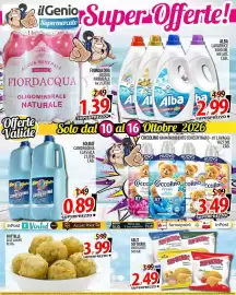 Volantino Il Genio Supermercato settimana 41 Pagina 1: Gelit Softcroc €2,49, Frittelle alle alghe €3,99