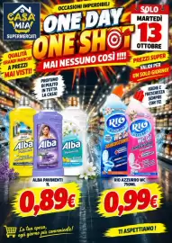 Volantino A Casa Mia Pagina 4: a CASA OCCASIONI IMPERDIBILI MIA ONE DAY SUPERMERCATI QUALITÀ GRANDI MARCHE A PREZZI MAI