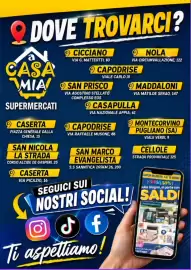 Volantino A Casa Mia Pagina 8: DOVE TROVARCI? a CASA CICCIANO VIA G. MATTEOTTI, 83 NOLA VIA CIRCUMVALLAZIONE, 122 CAPODRISE