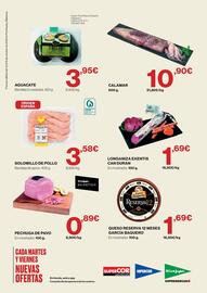 Catálogo Supercor Página 2: Can duran - longaniza exentis €1,69, Origen - solomillo de pollo €3,58