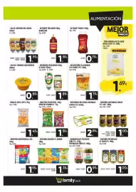 Catálogo Family Cash Página 11: Didi banderilles picants €0,99, El Sabor natxos €1,35