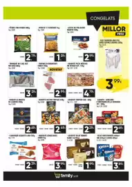Catálogo Family Cash Página 7: Family assortit gelat bombó €1,99, Iammi maduixes congelades €3,99