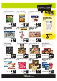 Catálogo Family Cash Página 7: Family assortit gelat bombó €1,99, Iammi maduixes congelades €3,99