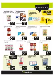 Catálogo Family Cash Página 8: Tonyina oli gira-sol festín €3,89, Didi caracolas de mar al natural €2,49