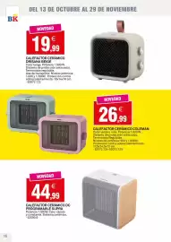 Catálogo Bricoking Página 16: Sistema - calefactor cebàmico coleman €26,99, Supra - calefactor ceramico dc programable €44,99